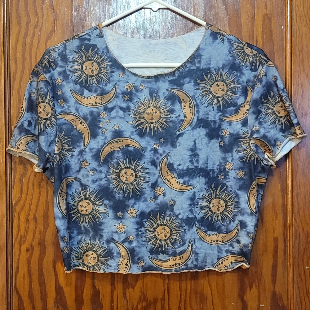 Lightweight partially see-through tee